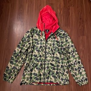 Converse windbreaker hoodie.